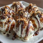Close-up of Cookie Dough Frozen Yogurt Bites