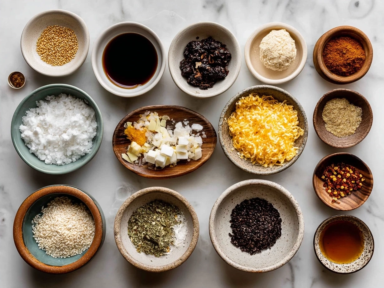 Ingredients for Crispy Corn Toast Bites laid out on a surface