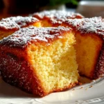 home cook, iPhone 14. Close-up slight angle of freshly prepared French Butter Cake on white plate. rich inviting --ar 4:3 --style raw --s 245