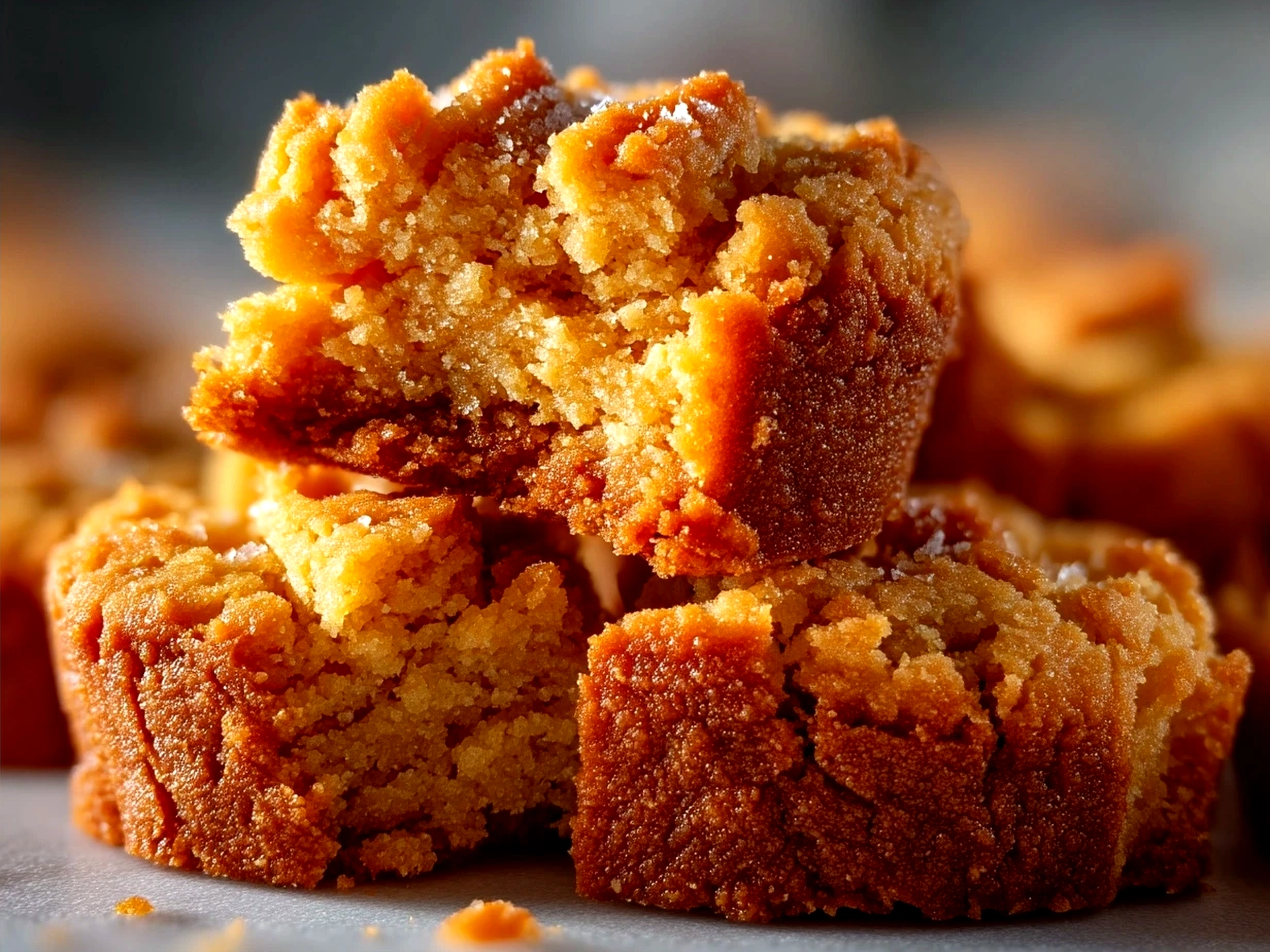 Peanut Butter Cookie Bites served on a rustic plate ready to enjoy