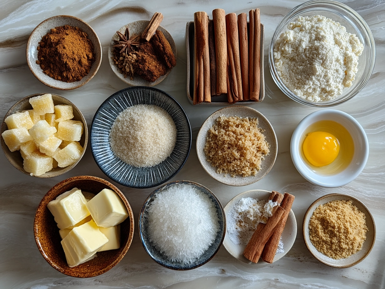 Ingredients for Cinnamon Sugar Bagel