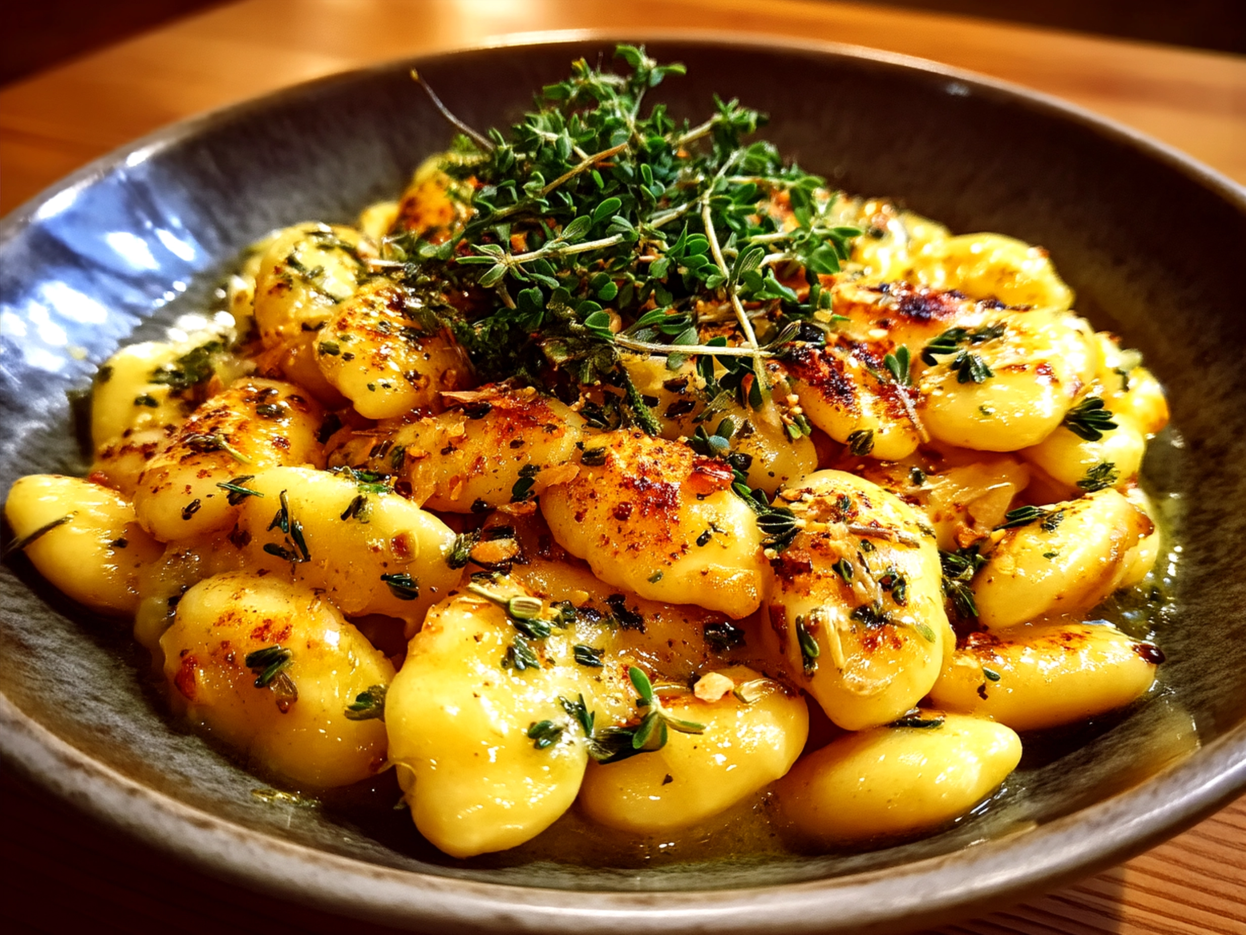 Creamy Miso Butter Beans served with greens and grains