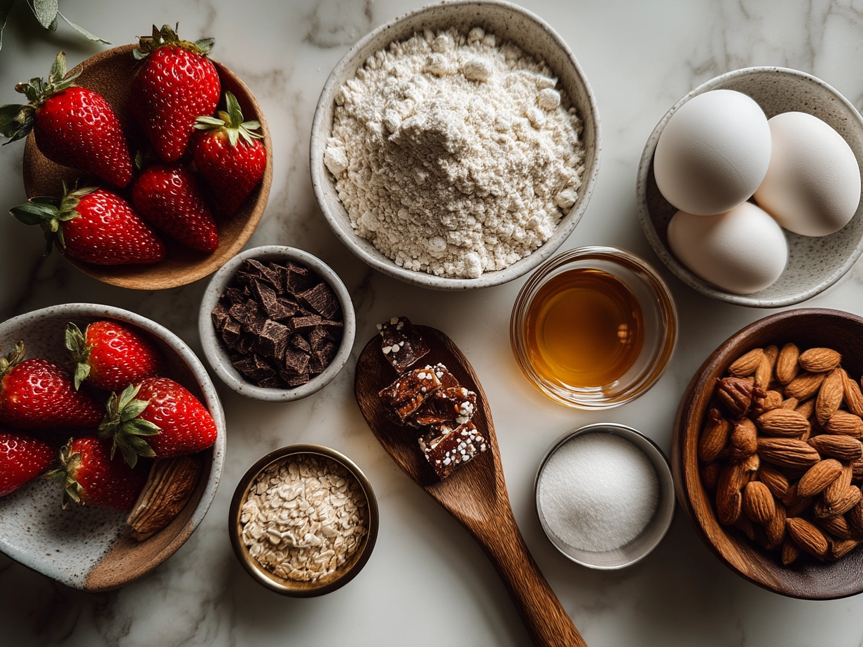 Ingredients for Strawberry Crunch Cookies